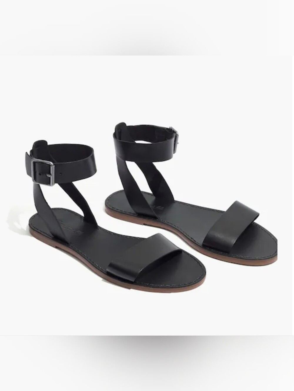 The Boardwalk Leather Ankle-Strap Sandal